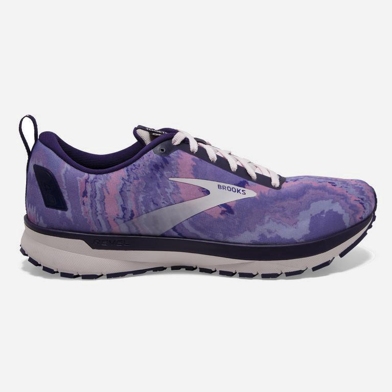 Brooks Revel 4 Womens Road Running Shoes - Orchid/Purple/Black - Philippines (796320MCP)